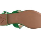 Incaltaminte Femei Prada Suede Jeweled Gladiator Sandal GreenBlue
