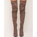 Incaltaminte Femei CheapChic Come Hither Boot TaupeKhaki