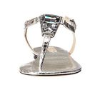 Incaltaminte Femei Michael Kors Hanne Silver Palladium Metallic Genuine Snake