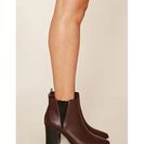 Incaltaminte Femei Forever21 Faux Leather Chelsea Boots Burgundy