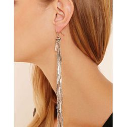 Bijuterii Femei Forever21 Dimpled Fringe Duster Earrings Bsilver