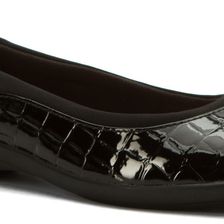 Clarks Haydn Pearl Black Crocodile Print