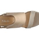 Incaltaminte Femei CL By Laundry Baja Wedge Sandal Gold MetallicTan