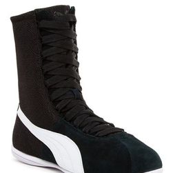 Incaltaminte Femei PUMA Eskiva Hi Textured Boot Sneaker BLACK