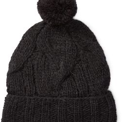 Ralph Lauren Chunky Cable-Knit Hat Black