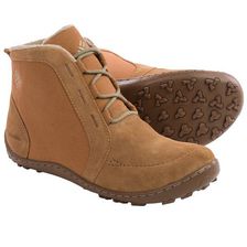 Incaltaminte Femei Columbia Minx Nocca CVS Lace Boots - Waterproof Suede-Canvas ELKBRITISH TAN (01)