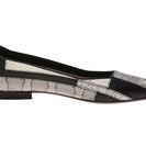 Incaltaminte Femei Costume National Patchwork Ballet Flat BlackWhite Ayers