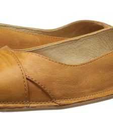 Frye Ember Cross Ballet Camel Sunwash Nubuck