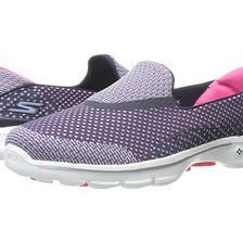 Incaltaminte Femei SKECHERS Go Walk 3 - Go Knit NavyPink