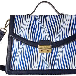 Vera Bradley Change It Up Crossbody Wavy Stripe/Navy