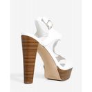 Incaltaminte Femei CheapChic Betsey-41 Rough Tough Platform White