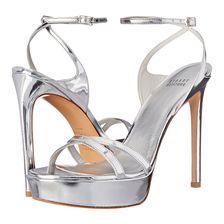 Stuart Weitzman Bridal & Evening Collection Bebare Silver Specchio