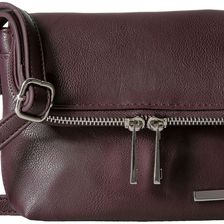 Kenneth Cole Reaction Wooster Street Foldover Crossbody Blackberry