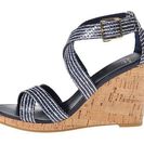 Incaltaminte Femei Cole Haan Jillian Wedge Blazer BlueOptic White Stripe Snake Print