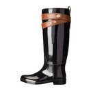 Incaltaminte Femei COACH Talia BlackSaddleShiny RubberMatte Finished Rubberized Leather