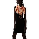 Accesorii Femei BCBGeneration Striped Layered Triangle Scarf Coral Reef