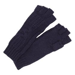 Accesorii Femei UGG Isla Lurex Cable Fingerless Glove Peacoat Multi
