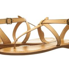 Incaltaminte Femei Frye Rachel T Sandal Natural Smooth Full Grain