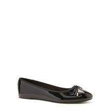 Incaltaminte Femei Forever21 Faux Patent Ballet Flats Black