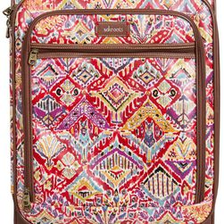 Sakroots Artist Circle 21" Spinner Carry On Sweet Red Brave Beauti
