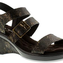 Walking Cradles Lean Black/Bronze Lizard Print