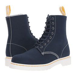 Incaltaminte Femei Dr Martens Page 8-Eye Boot Navy Canvas