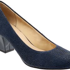 Trotters Candela Navy Lizard
