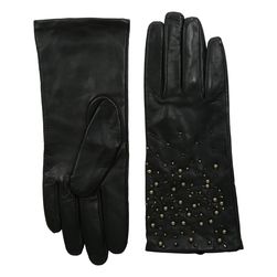 Ralph Lauren Pearl Embellished Glove Black