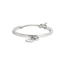 Bijuterii Femei GUESS Silver-Tone G Charm Bangle silver