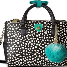 Betsey Johnson Four Compartment Satchel Spot