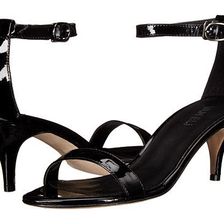 Incaltaminte Femei Vaneli Lassie Black PatentGunmetal Buckle