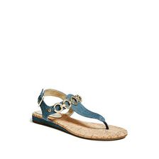 Incaltaminte Femei GUESS Joelynn Denim Sandals medium blue fabric