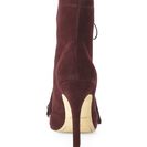 Incaltaminte Femei Cynthia Vincent Burgundy Harp Lace-Up Booties Burgundy