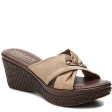 Incaltaminte Femei Italian Shoemakers Katie Wedge Sandal Beige