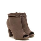 Incaltaminte Femei CheapChic Fashion Fundamental Faux Suede Booties Taupe