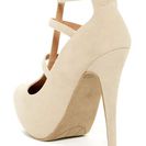 Incaltaminte Femei Elegant Footwear Asya Platform Strap Pump NUDE