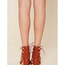 Incaltaminte Femei Forever21 Faux Suede Strappy Sandals Tan