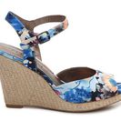 Incaltaminte Femei Moda Spana Vicky Wedge Sandal Blue Floral