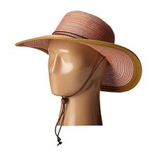 Accesorii Femei San Diego Hat Company MXM1022 4 Inch Brim Sun Hat with Adjustable Chin Cord Rust