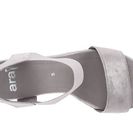 Incaltaminte Femei ara Ronda Grey Metallic SuedeElastic