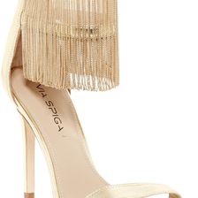 Via Spiga Tolsa Chain Fringe Sandal GOLD