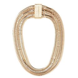 Bijuterii Femei Forever21 Flat Chain Layered Necklace Gold