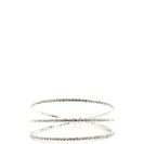 Bijuterii Femei CheapChic Puttin\' On The Glitz Jeweled Bracelet Silverclear