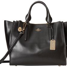 COACH Smooth Leather Crosby Carryall Light/Black