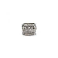 Bijuterii Femei Forever21 Rhinestone Ring Set Silverclear