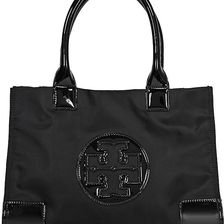 Tory Burch Mini Ella Nylon Tote - Black N/A