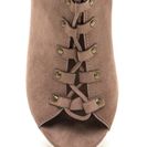 Incaltaminte Femei CheapChic Style Blog Worthy Lace-up Booties Taupe