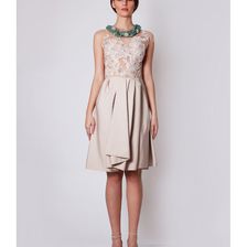 Rochie Nicole Enea, culoare nude