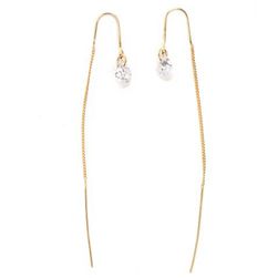 Bijuterii Femei CheapChic Threader The Better Jeweled Earrings Goldclear