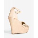 Incaltaminte Femei CheapChic Berlinda-1 Spring Crush Wedge Nude